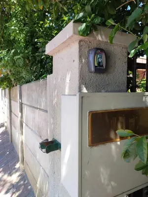 a pay meter on the side of a wall at Urban Oasis Cape Town in Cape Town