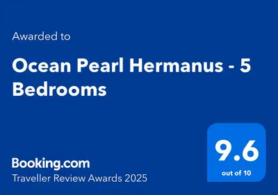 a screenshot of the ocean pearl himannums and bedomos gmaxwell at Ocean Pearl Hermanus - 5 Bedrooms in Hermanus