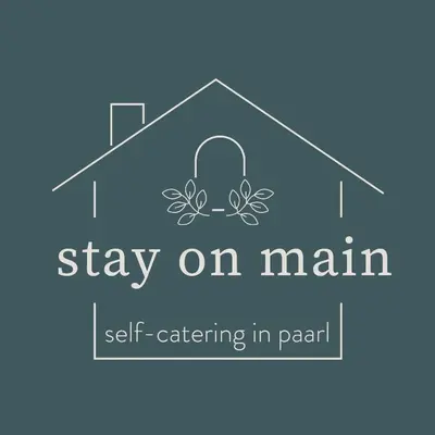 a picture of a house with the text stay on main self catering in parent at Stay on Main 1 in Paarl