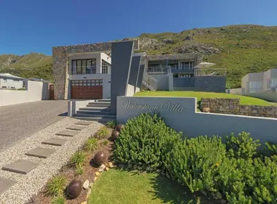 a rendering of a house with a mountain in the background at Waterstone Villa in Hermanus