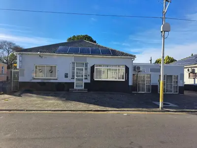 a house with solar panels on the roof at Abyssinia Guest House in Cape Town