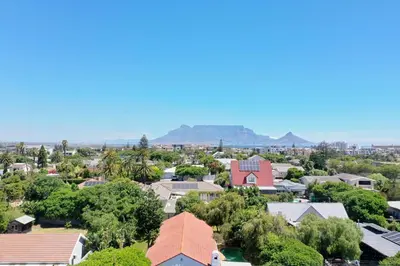an aerial view of a small town with houses at 2stay Apartment Calla - Cape Town Bloubergstrand in Cape Town