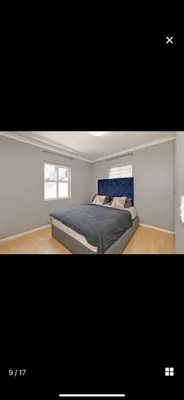 a bedroom with a bed and a window at YA Eagle Wings Self Catering Shared Single room Apt B in Cape Town