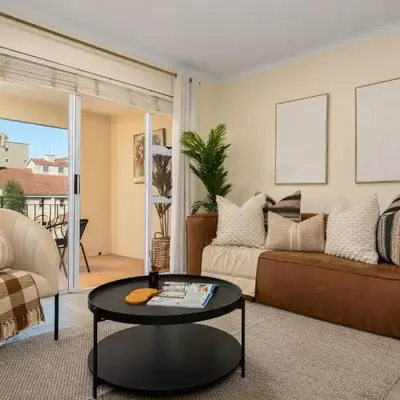 Elegant Apartment with Pool and Balcony Views