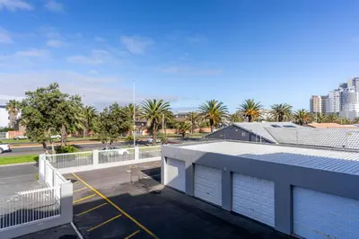a view of a parking lot from the roof of a building at South Views 14 in Cape Town