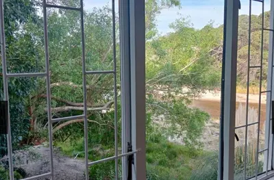 an open window with a view of a river at Studio at Providence in Hermanus