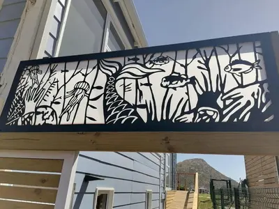 a mural on the side of a building at The Mermaid's Tail in Pringle Bay