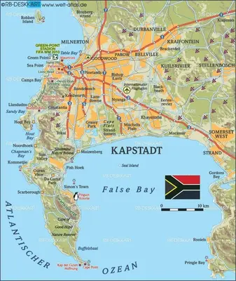 a map of kazakhstan and its cities at Beach front property in Strand