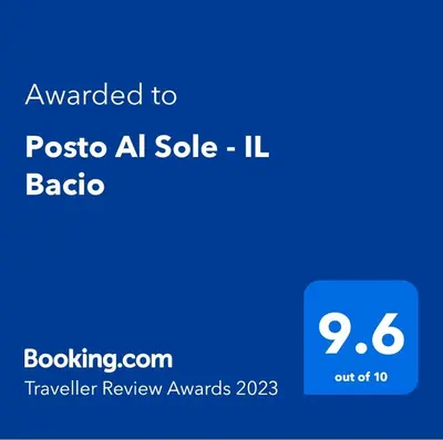 a screenshot of a cell phone with the text awarded to poseo al sale ii at Posto Al Sole - IL Bacio in Bellville