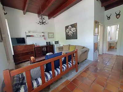 a living room with a couch and a table at Becketts Bliss in Worcester