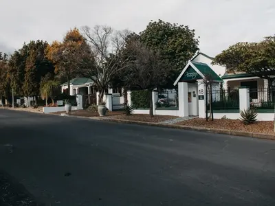 a house on the side of a street at Cummings Guesthouse in Wellington