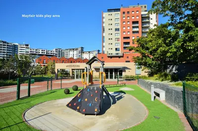 a playground in a park in a city at Century City Boutique Apartments in Cape Town