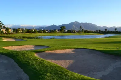 a view of the green at a golf course at Pearl Valley-Golf Safari SA in Paarl
