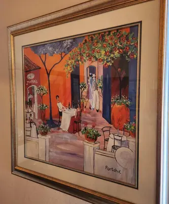 a picture of a painting of a restaurant at Traduire in Cape Town