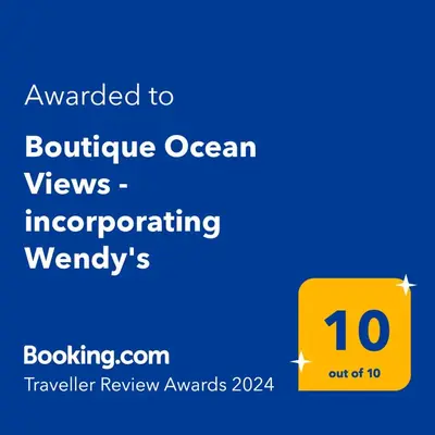 a yellow box with the number on it at Boutique Ocean Views - incorporating Wendy's in Hermanus